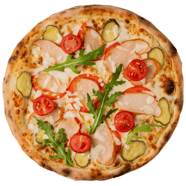 Піца шаурма стайл 38см.